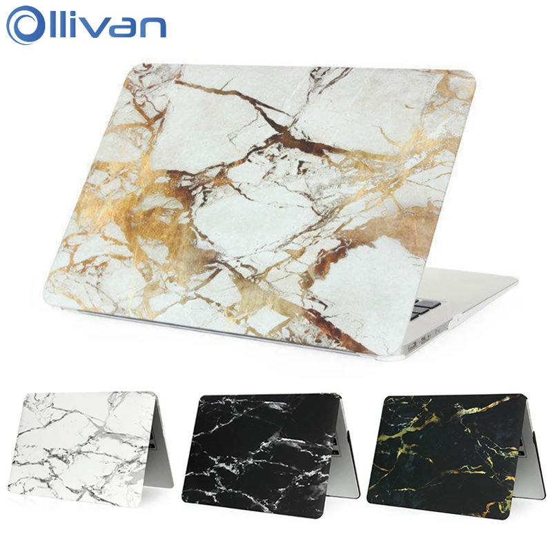 

Ollivan Marble Matte Crystal Protection Case For Apple Macbook Air Pro 11" 13" Laptop Shell Sticker For Mac Book Retina 12" 15"