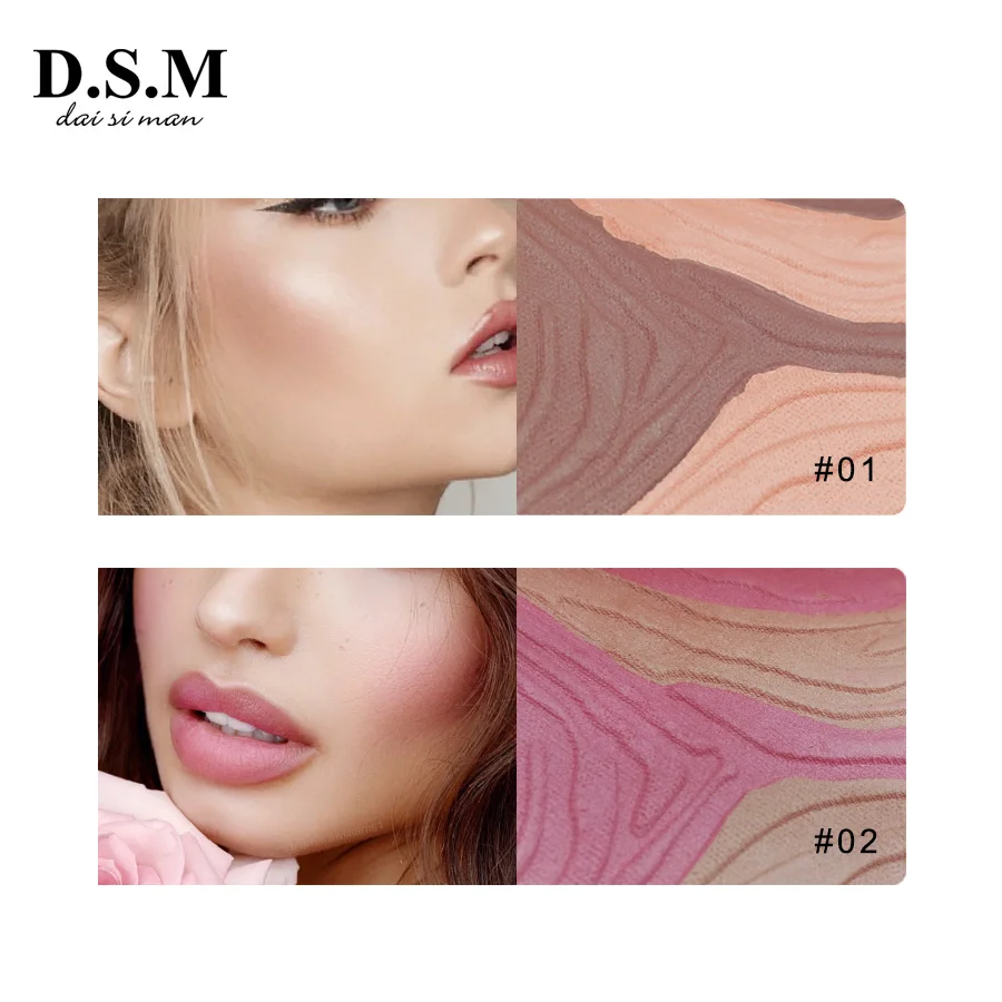 “ Maquiagem de Longa-duração Maquiagem Blush Blush Alta