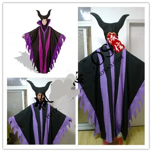 

OISK Maleficent Witch Adult Plus Costume Halloween Costumes Fancy Dress