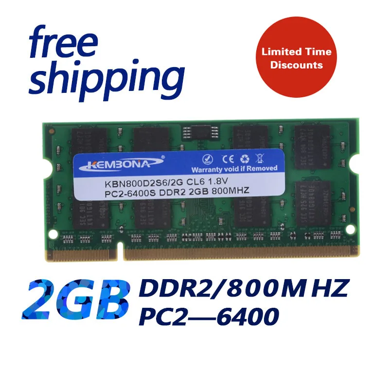 KEMBONA высокоскоростной Sodimm ddr2 2gb 800mhz В наличии! 200pin 1 8 V KBA память | Компьютеры и офис