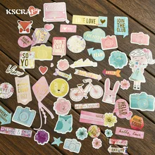 KSCRAFT 50 шт. Вступить В Клуб Картон Умереть Сокращений для Скрапбукинга С Планировщик/Карты Решений/Журнала Проекта