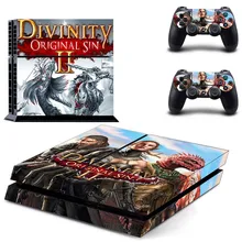 Divinity Sin 2 PS4 Кожа Наклейка виниловая для sony Playstation 4 консоль и 2 контроллера PS4 Кожа Наклейка