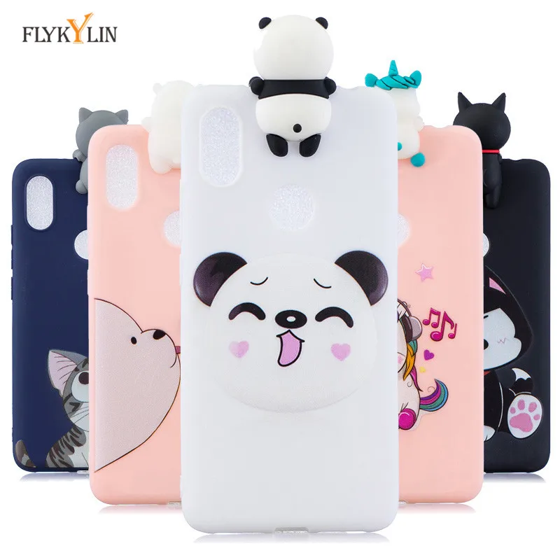 

Silicone Case on sFor Fundas Xiaomi Redmi Note 6 Pro cases For Coque For Xiaomi Redmi Note 4 4X 5 5A Pro 3D Unicorn case cover