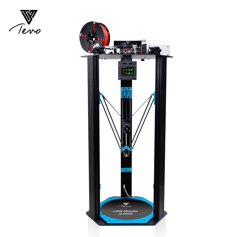 

2018 TEVO Little Monster Delta 3D Printer Impresora 3D Large Printing Area Extrusion/Smoothieware/MKS TFT28/Bltouch