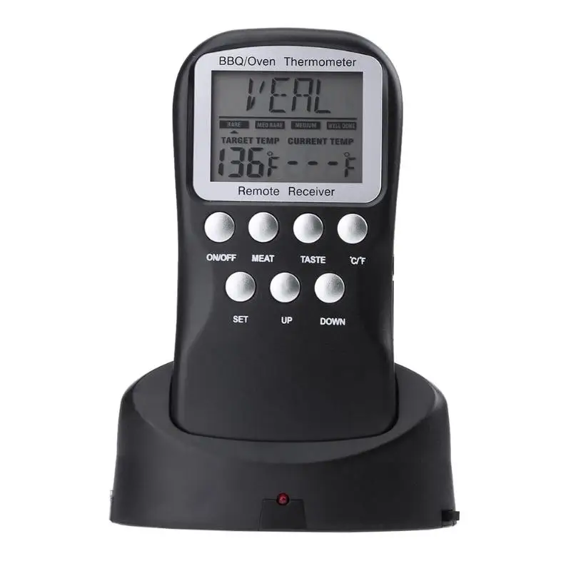 

Wireless Remote Control Thermometer BBQ Meat Thermometer Barbecue Kitchen Digital Food Thermometer Kitchen Cooking Tools