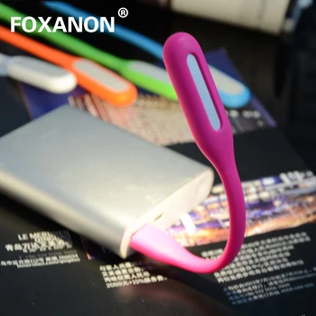 

Foxanon Mini USB Light Ultra Bright Flexible 5W LED Lamp Booking Light with USB for Power bank computer Portable