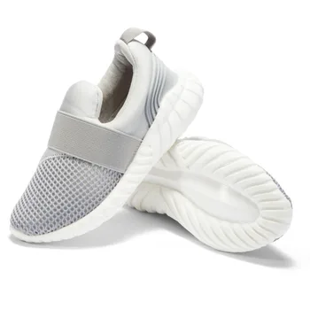 

Abckids Sport Children Shoes Outdoor Running Sport Shoes Spring Summer Grey Mesh Breathable Sneakers