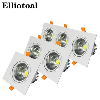 

Indoor embedded grille Led COB bean gall light 3/5/7/10/12/20/30W double point three head lights LED AR111 grille single lights