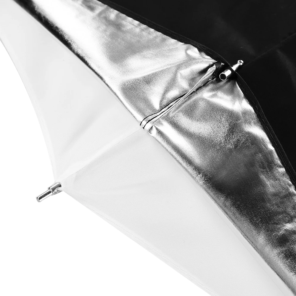 Godox мягкий зонтик светоотражающий зонтик вспышка двухслойный черный белый/черный серебристый/белый/многофункциональный зонтик для фотографии
