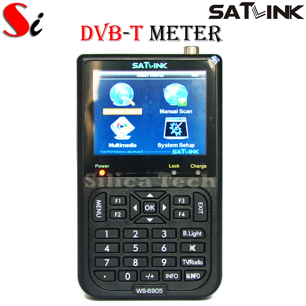 

Satlink WS-6905 DVB-T Terrestre Finder Meter 3.5" LCD