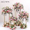 JAROWN-fleurs artificielles de géométrie en fer forgé, Arrangement Floral, pour un mariage, un ensemble de quatre pièces, pour une fête à la maison ► Photo 1/6