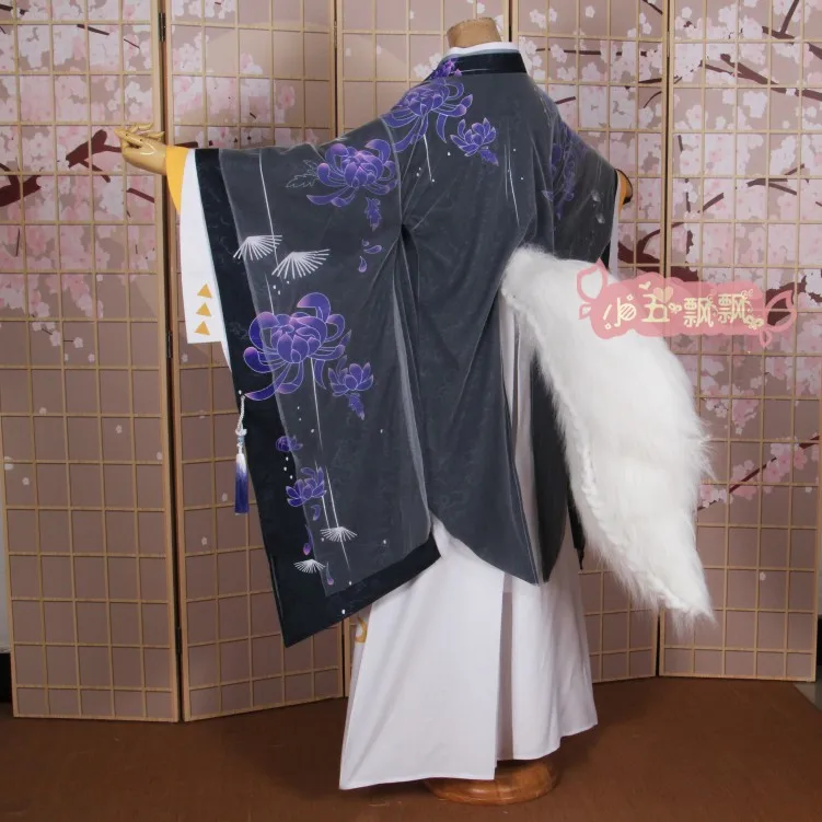 Cos Onmyoji Yohko маскарадный костюм Onmoji Arena костюмы для косплея лисы Skin Month Moon одежда в