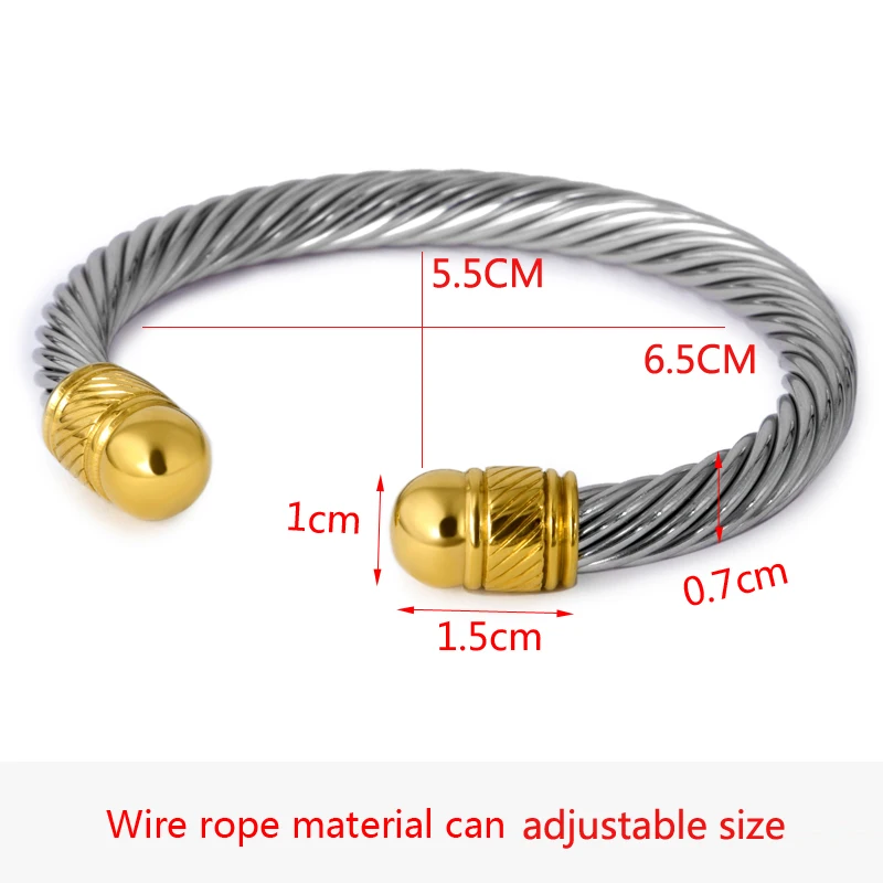Роскошный бренд FYSARA, мульти закрученный провод, браслет для женщин, модные золотые манжеты, мужской браслет, винтажный простой дизайнерский браслет