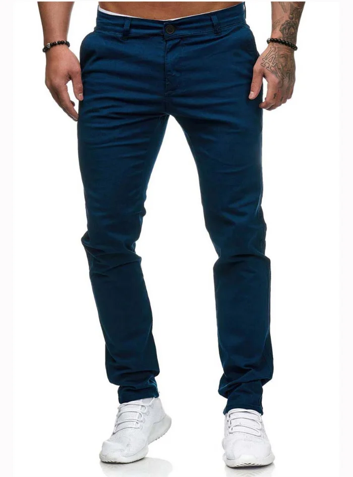 Мужские летние хлопковые тонкие модные повседневные брюки 2019 новые мужские коммерческие повседневные брюки плюс размер XXL мужские