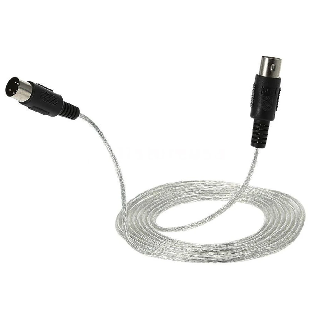 

New 9.8FT Midi Male to Male DIN 5-Pin Music Instrument Extension Cable Connector