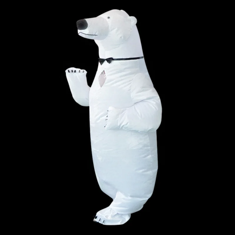 

Halloween Inflatable Doll Animal Costumes Cartoon Polar Bear Spoof Parties Adults Fancy Inflatable Costumes Festival Stage Props
