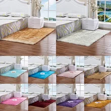 Коврик для гостиной/спальни, противоскользящий, мягкий, 60*120 см, ковер, современный, ковер, белый, розовый, серый