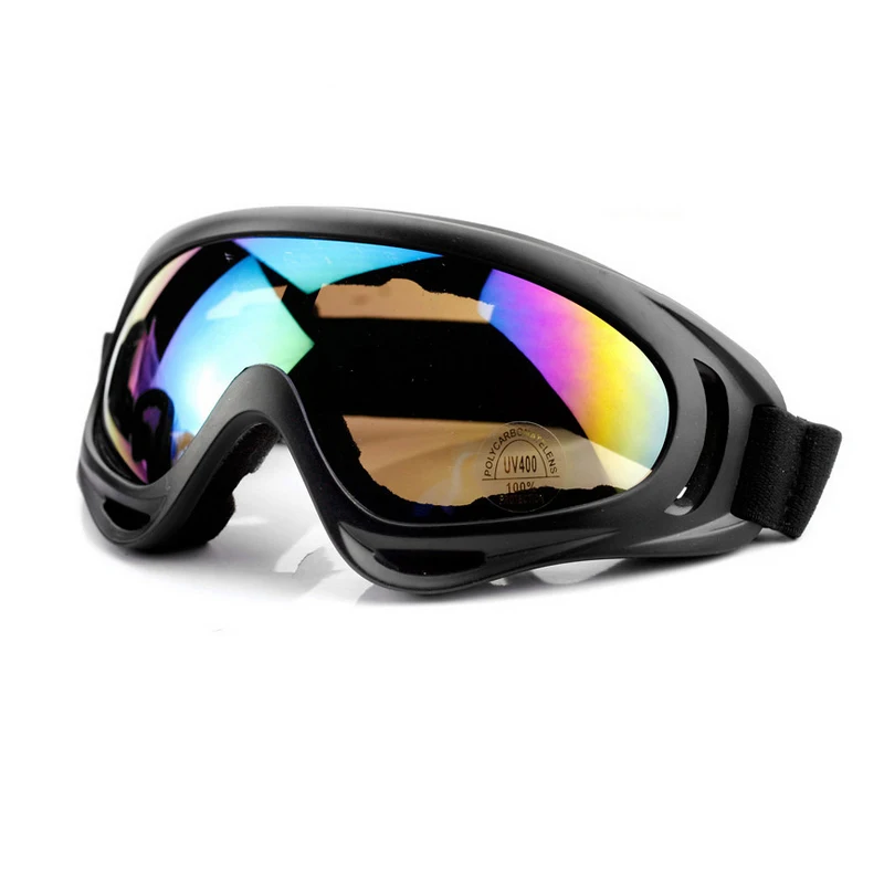 Прогулочные солнцезащитные очки в байкерском и жоккейском спортивные очки X400 с защитой от ветра вентиляторы тактическое снаряжение лыжные очки
