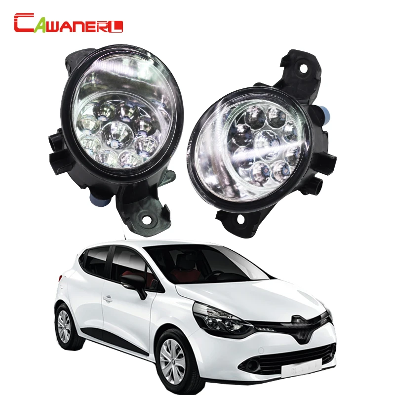Cawanerl Car Styling LED Light Left + Right Fog Light Daytime Running