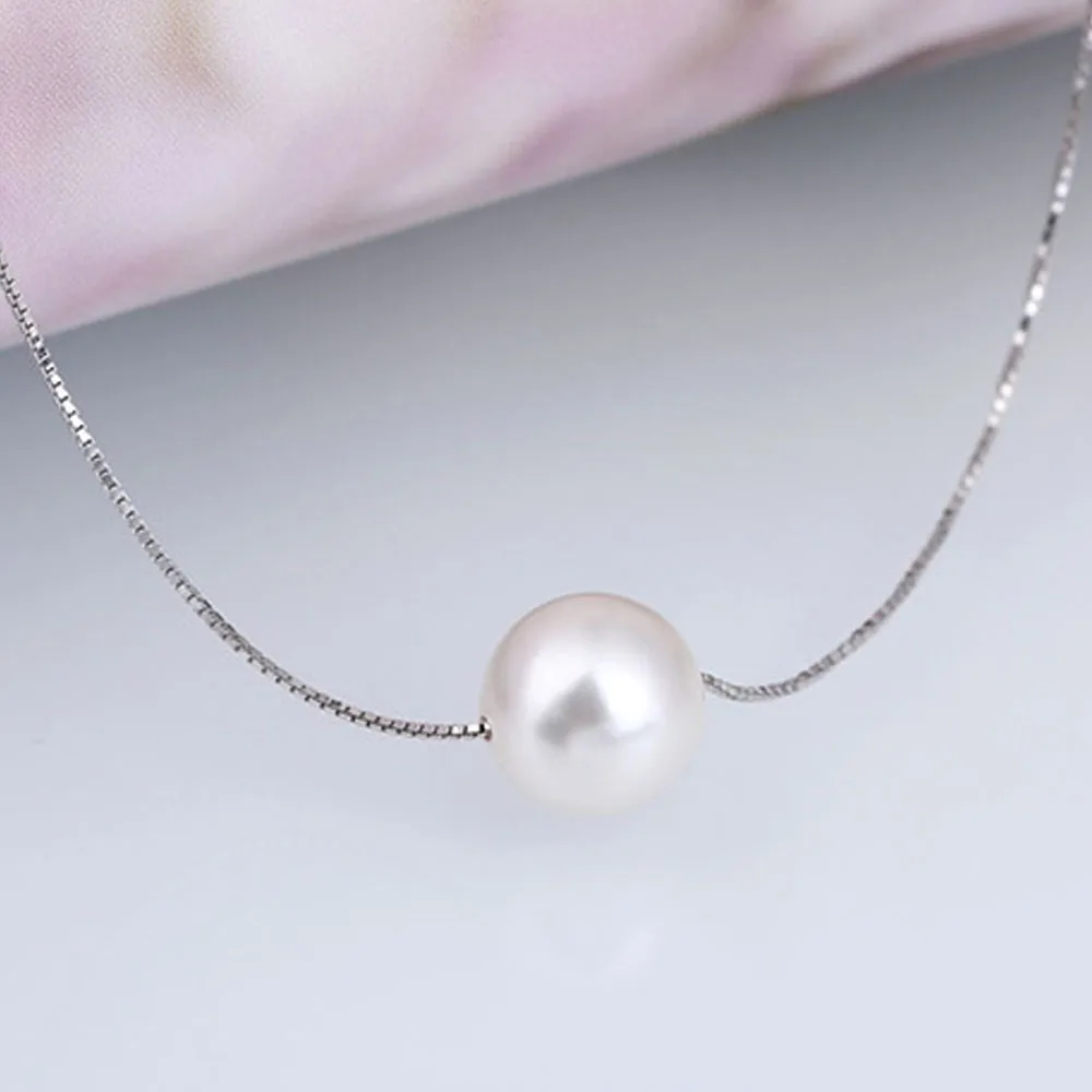 Details about   Necklaces & Pendants Real Pure 925 Sterling Silver Shell Pearl For...