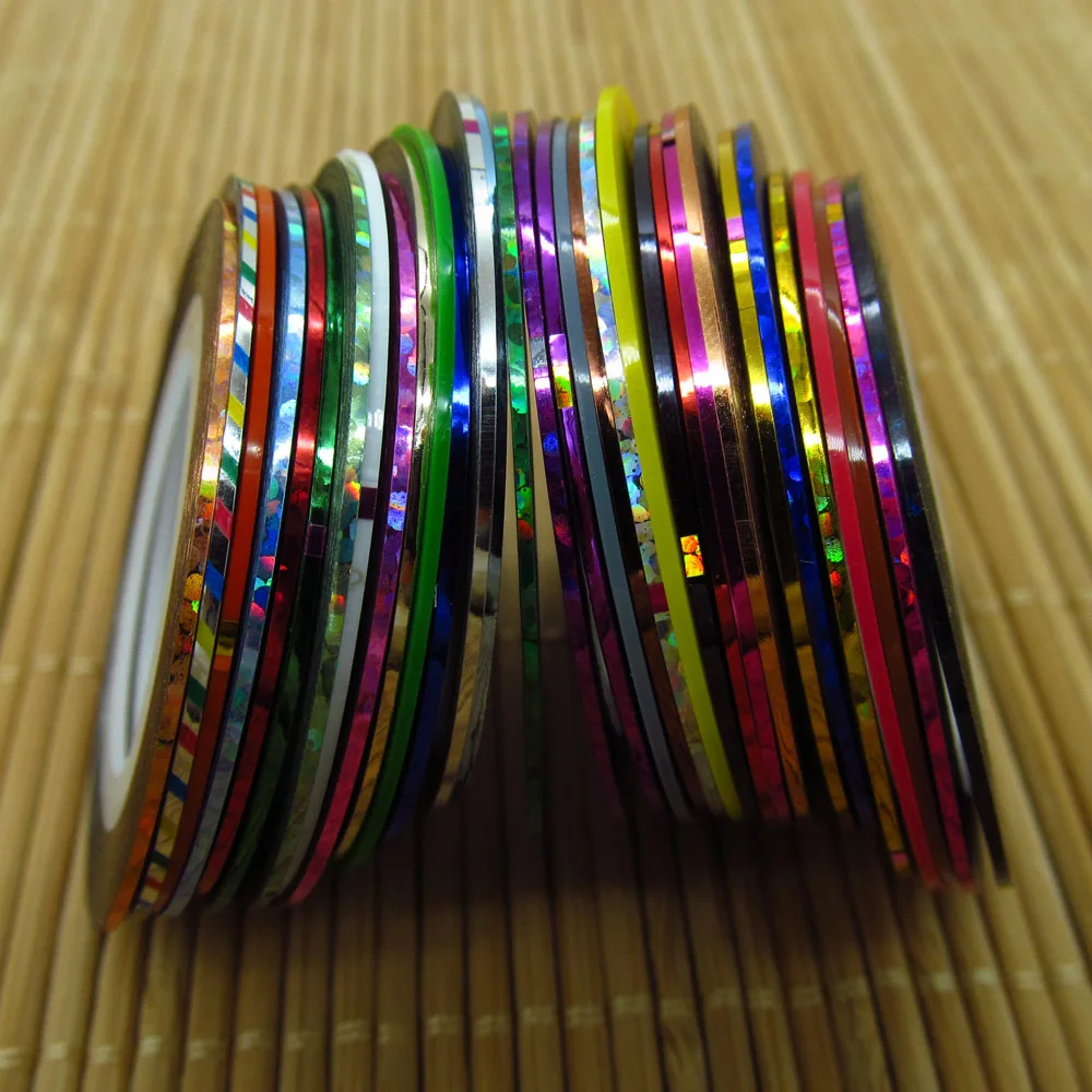 65 Easy And Simple Nail Art Designs For Beginners To Do At Home Lightning Bolt Striped Rainbow Water Marble Nail Art Tutorial