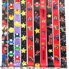 10 шт/20 шт/30 шт/50 шт мультяшный игровой ремешок для телефона ремешок модный брелок для автомобиля ремешки для мобильных телефонов держатель удостоверения личности#61804