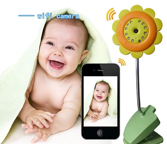 Baby Monitor Wi-Fi IP Камеры, DVR Ночного Видения Микрофон Для Системы IOS и Andriod Смартфон