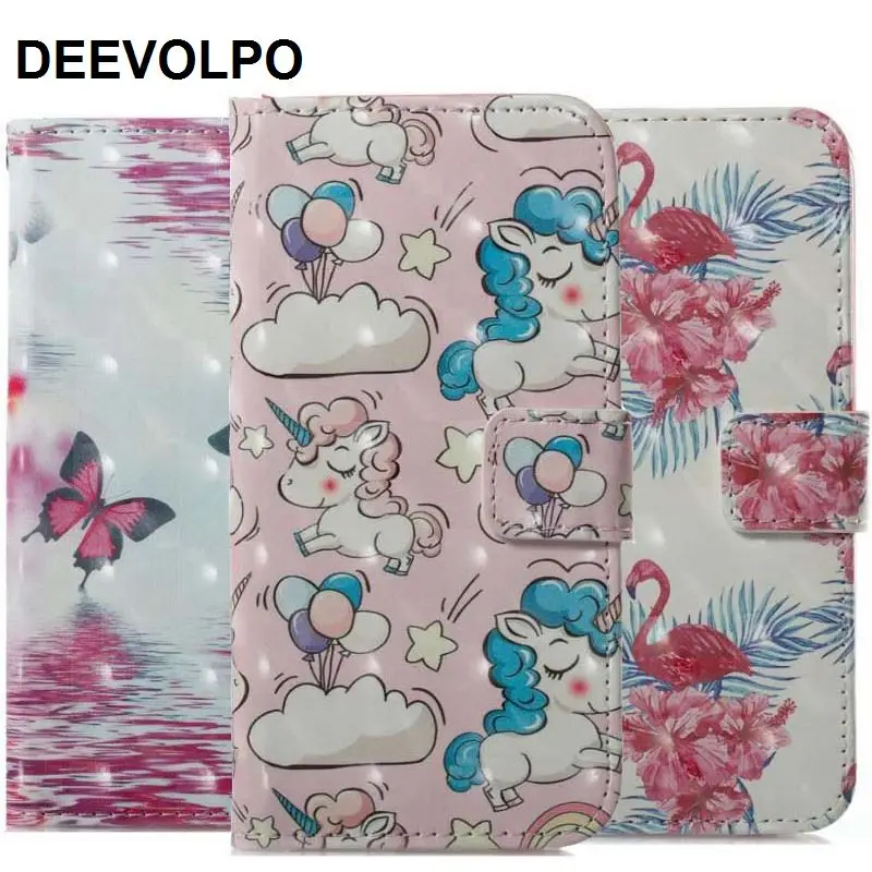 

DEEVOLPO For Fundas Samsung Galaxy Note8 N9500 S8 Plus S7 Edge Note 8 Wallet Case Leather Cover Flip Phone Cases Bear Coque D03Z