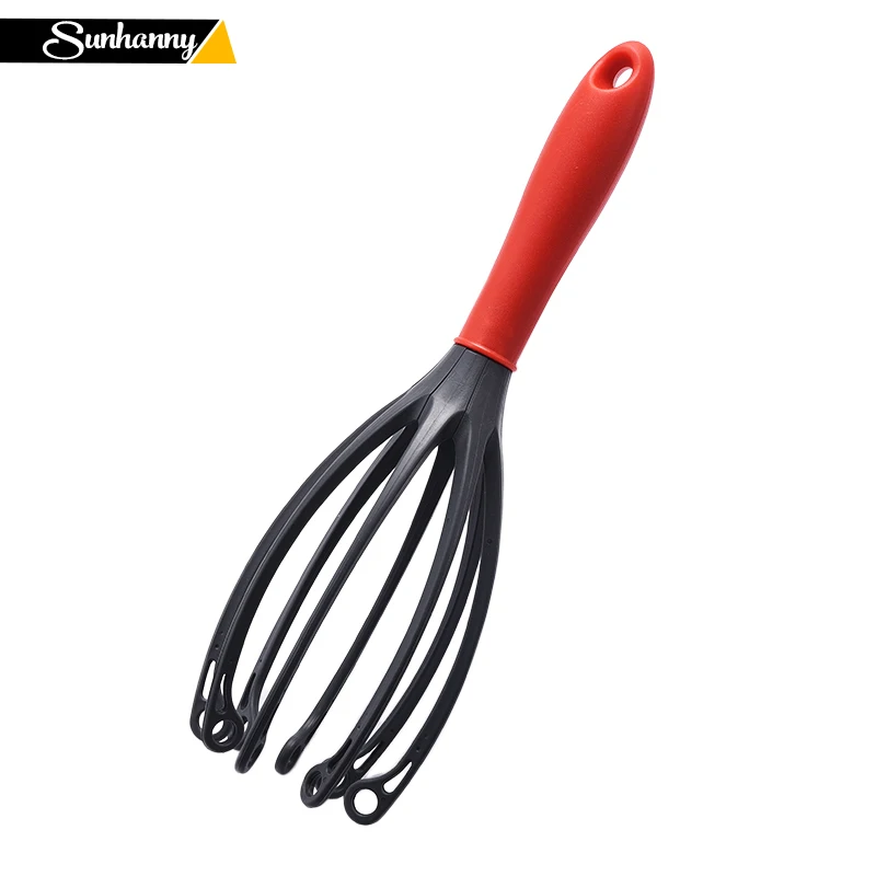 

Sunhanny 1Pcs Hand Egg Mixer Plastic Cream Whisk Egg Beaters Kitchen Tools Frother Kitchen Utensils for Blending Stirring
