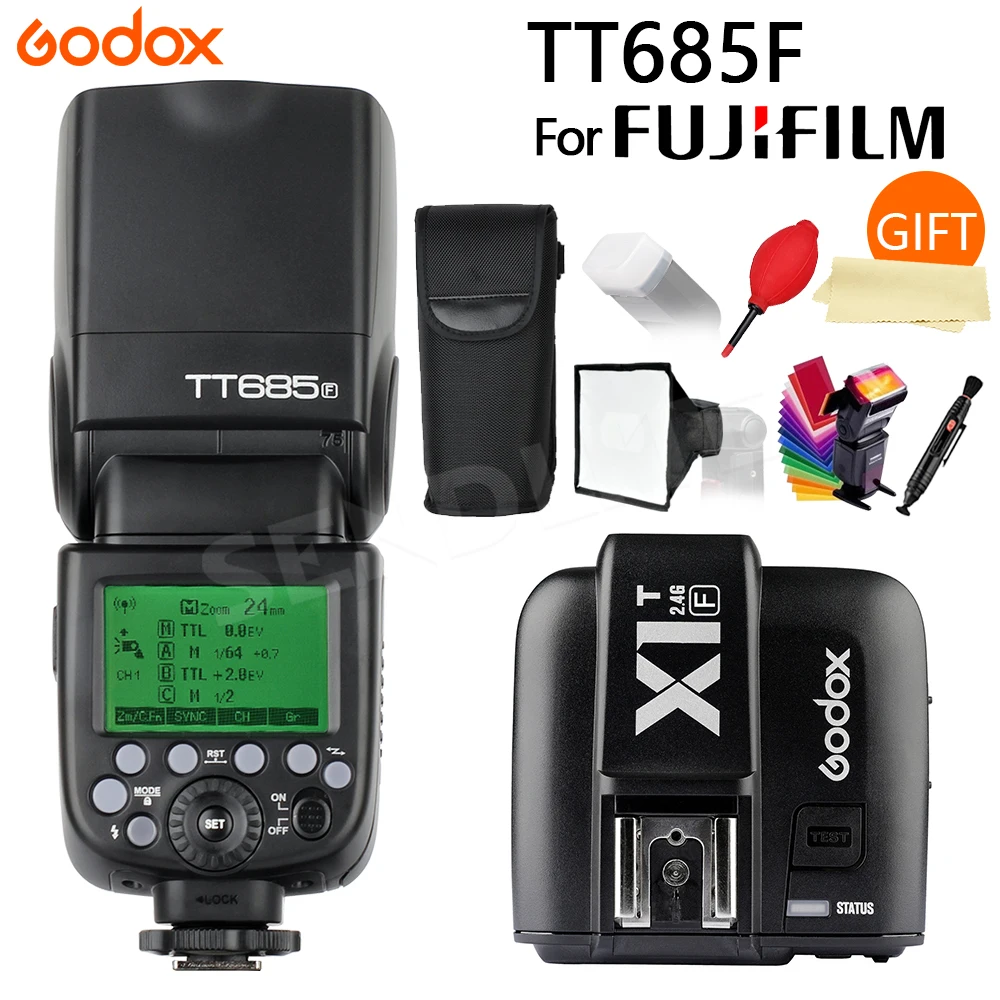 Flash Speedlite TT685S HSS 1//8000S GN60/ TTL con trigger wireless X1T-S TTL per flash da 2,4/ G diffusore flash Softbox e filtri colorati per il flash adatto per fotocamere digitali Sony con Mi Shoe. Godox