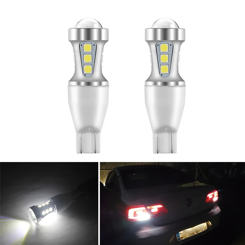 2x T15 W16W 921 912 супер яркий 3030 лм SMD светодиодный задний фонарь CANBUS для Volkswagen VW Passat