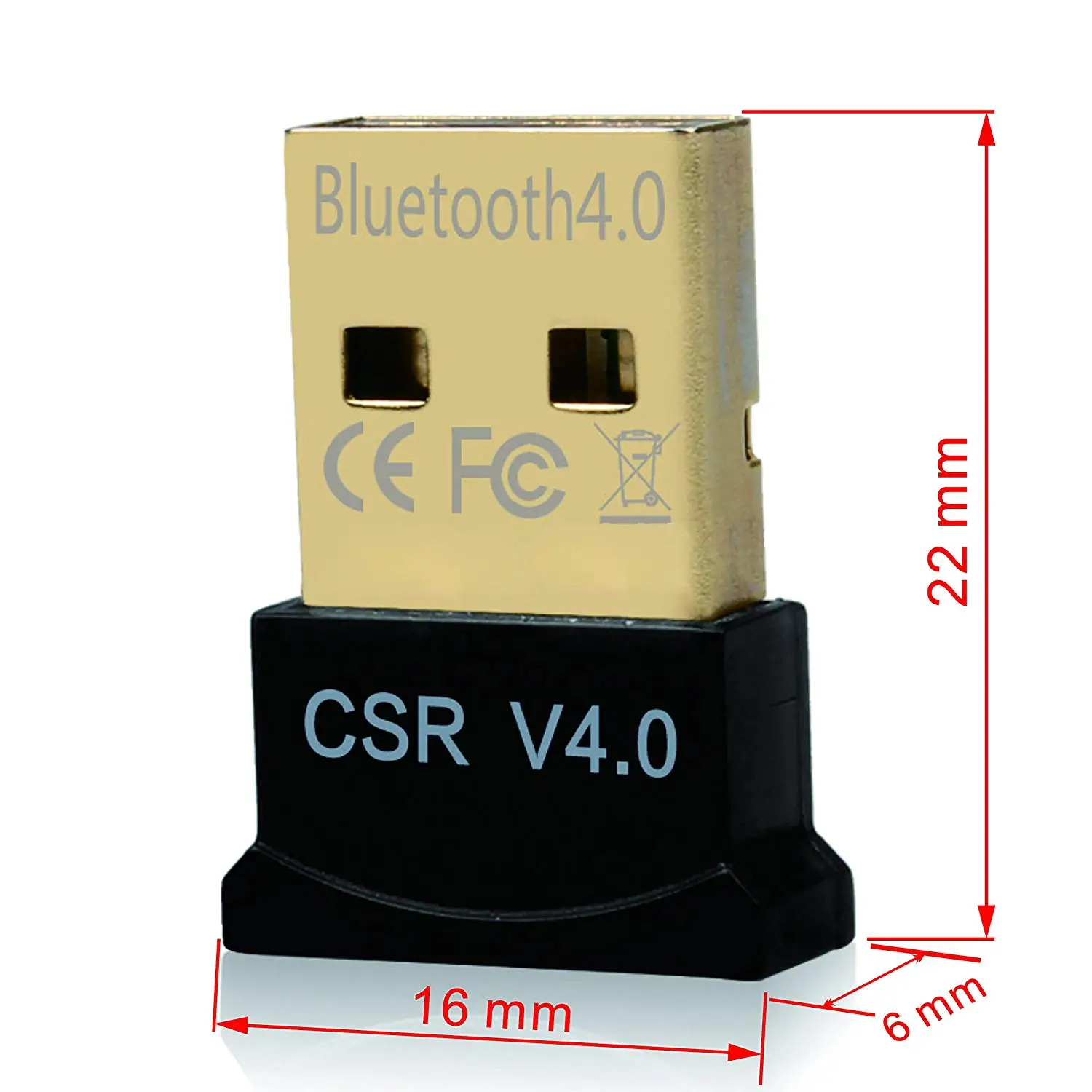 Беспроводной мини USB Bluetooth CSR 4,0 Двойной Режим адаптер ключ для Windows 10 8 7 Vista XP 32/64 бит Raspberry Pi Linux черный