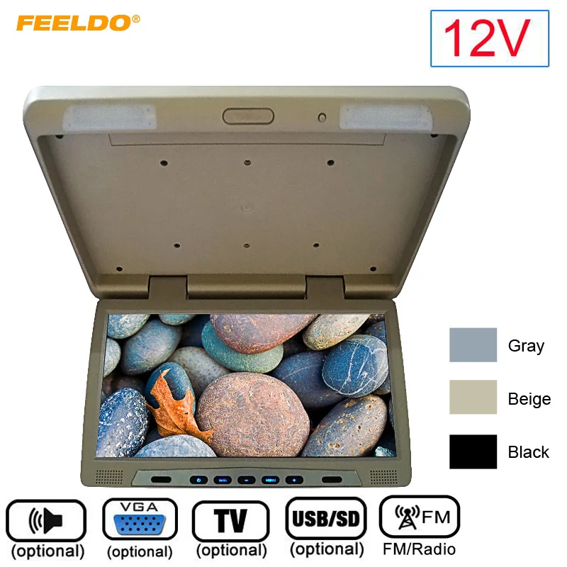 

DC12V 20.1" Roof Mounted LCD Bus Monitor Car Bus Flip Down TFT LCD Monitor with IR Transmitter With VGA/MP5/USB/SD/Speaker