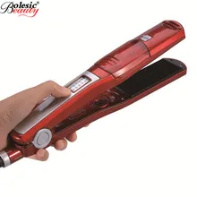 Профессиональный Выпрямитель для волос с быстрым паром, 1 шт., щипцы для завивки волос, электрическая расческа-выпрямитель, расческа, вилка EU/US