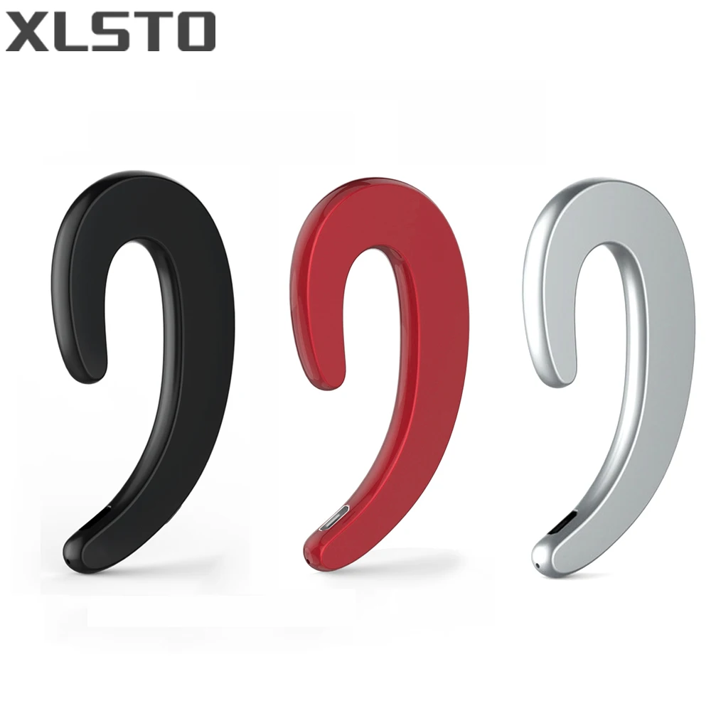 

XLSTO Mini Wireless Bluetooth Earphone earhook Headset Stereo Music Earbud Noise Canceling with Micro for IPhone Xiaom Samsung