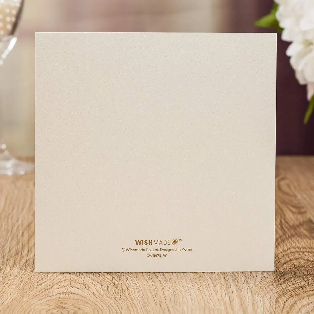  6.3 x 6.3 inch 20Pcs White Square Laser Cut Wedding Invitations Card Paper Bridal Shower Birthday G - 33022942833