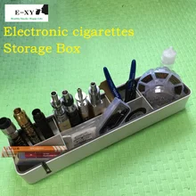 E-XY Storage Box For Vape Vapor Box Mod Bottle RDA RBA Atomizer Battery Diy Tools Coil Shop Dispay Shelf holder Exhibition Rack