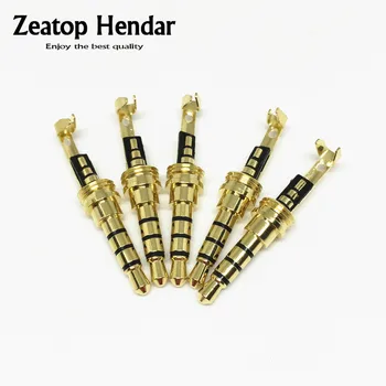 

10Pcs Audio Plug Connector 3.5mm 3 Poles 4Pole Jack with Clip DIY Connector 3.5mm Audio Plug Stereo Headset Dual Track Headphone