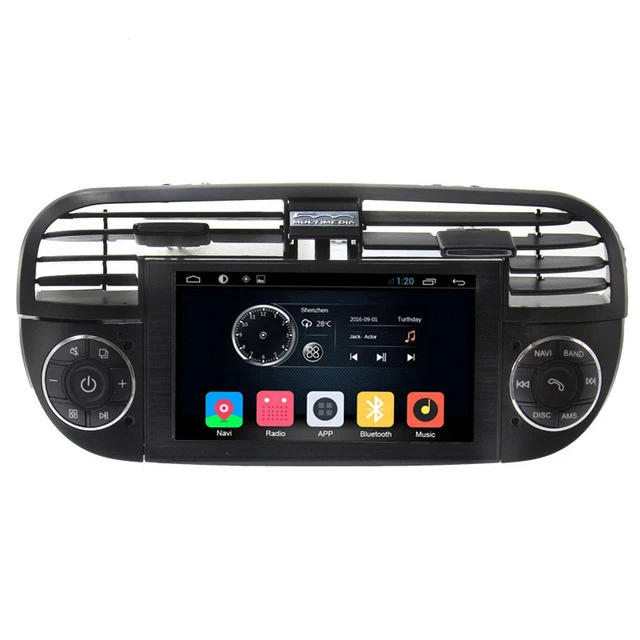 

Android 6.0 Car DVD Player For FIAT 500 WIFI Audio Stereo Bluetooth USB Multimedia Steering Wheel Control GPS Navigation