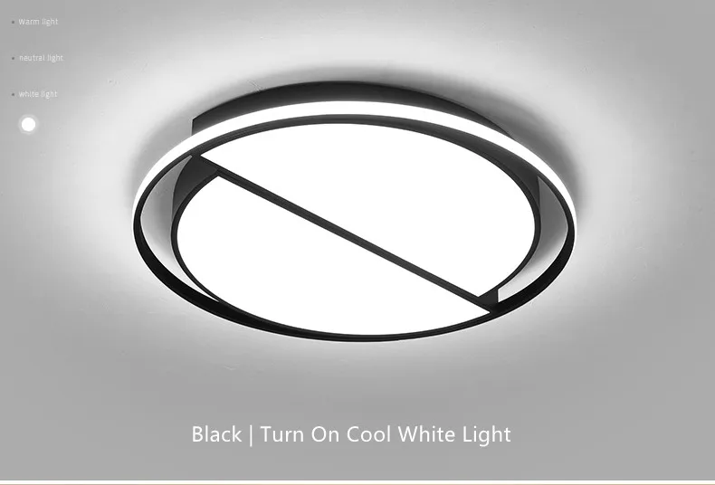 Modern Round Iron Living Room Chandelier Fixtures LED Lustre Bedroom Restaurant Dimmable Chandeliers Lighting Lampara Techo 10