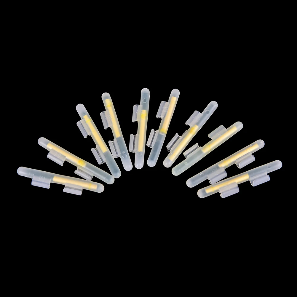 20Pcs Dark Glow Fluorescent Stick Fishing Light Night Float Rod