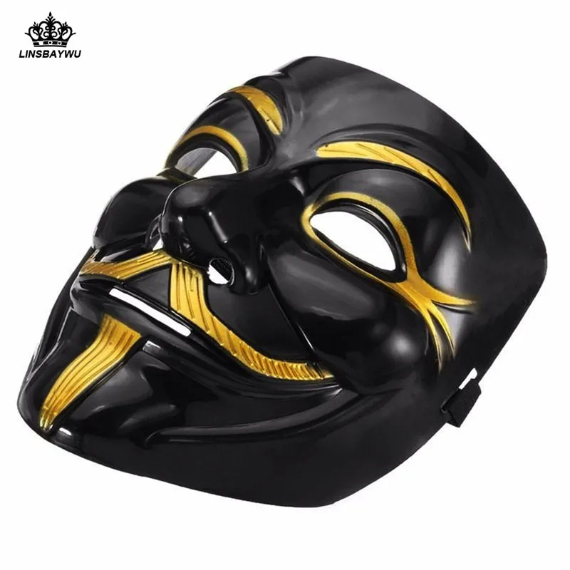 

1Pcs V for Vendetta Mask Attractive Anonymous Halloween Party Mask Cosplay Mask Costume Accessory Drop Shipping