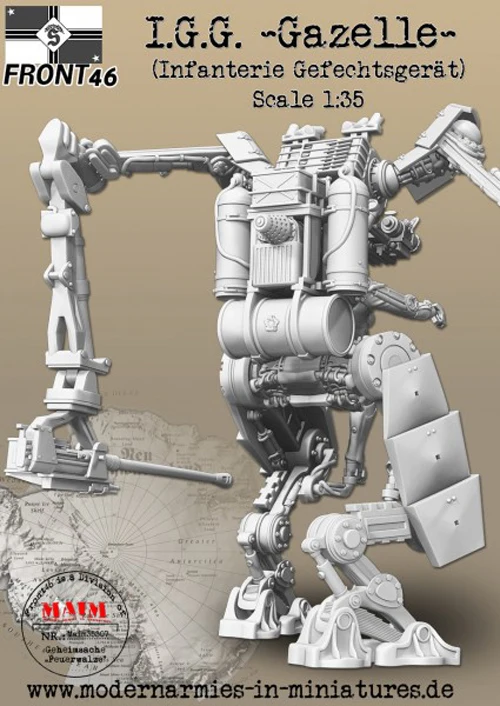 Модель 1/35 фигурки из смолы i.g. (инфантария гефекгерат) неокрашенные 287 г|Наборы для