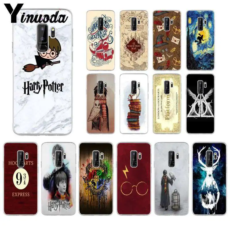 

Yinuoda Harry Potter Hogwarts TPU Transparent Phone Case Cover Shell for samsung galaxy S7 S6 edge plus S5 S9 S8 plus case