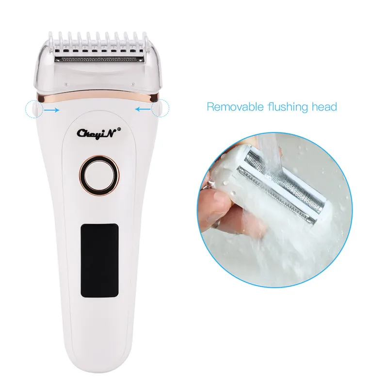 

Electric Women Epilator Cordless Lady Shaver Bikini Armpit Leg Hair Removal Trimmer No Pain Body Hair Remover Razor USB Charge