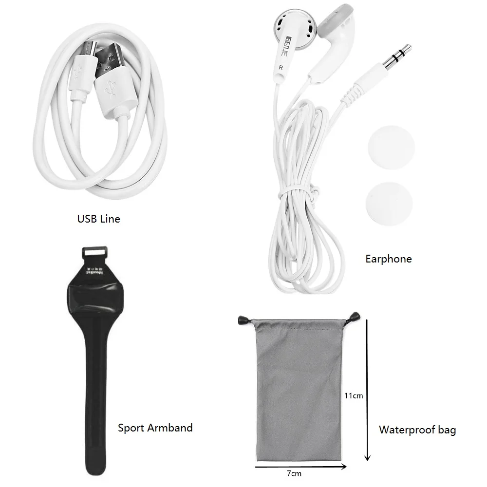 2018 BENJIE K6 Sport MP3 Player A-B Repeat Loudspeaker Variable Speed Playback 8G Music Player FM Hifi Portable Recorder