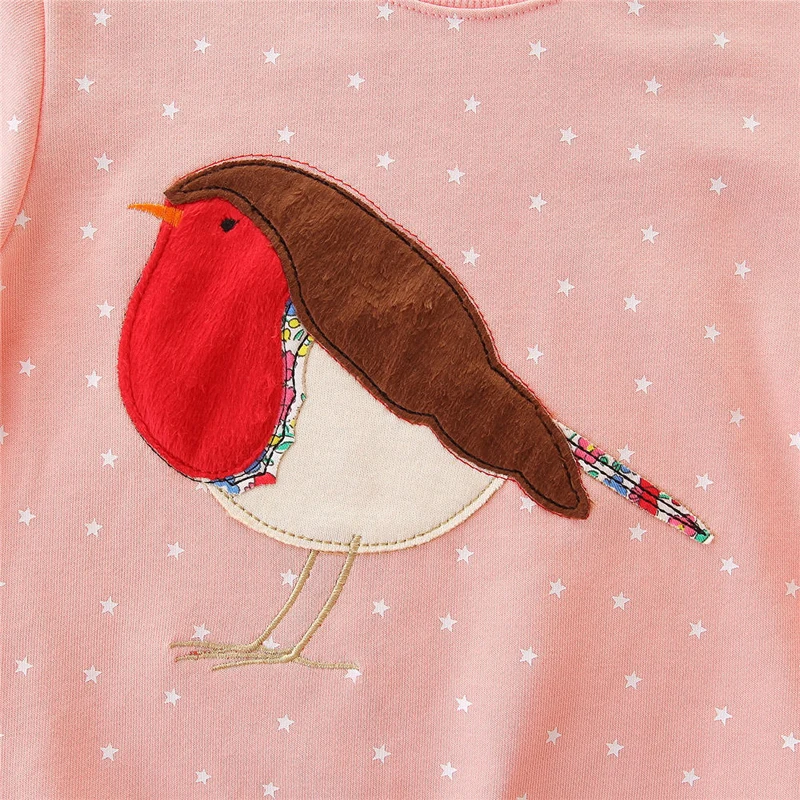 Camisolas para um Camisas de Manga Saileroad Algodão Ovelhas Bordado Crianças Hoodies Pouco Meninas Roupas Primavera Novas Longa 8 para um pouco meninas roupas primavera novas