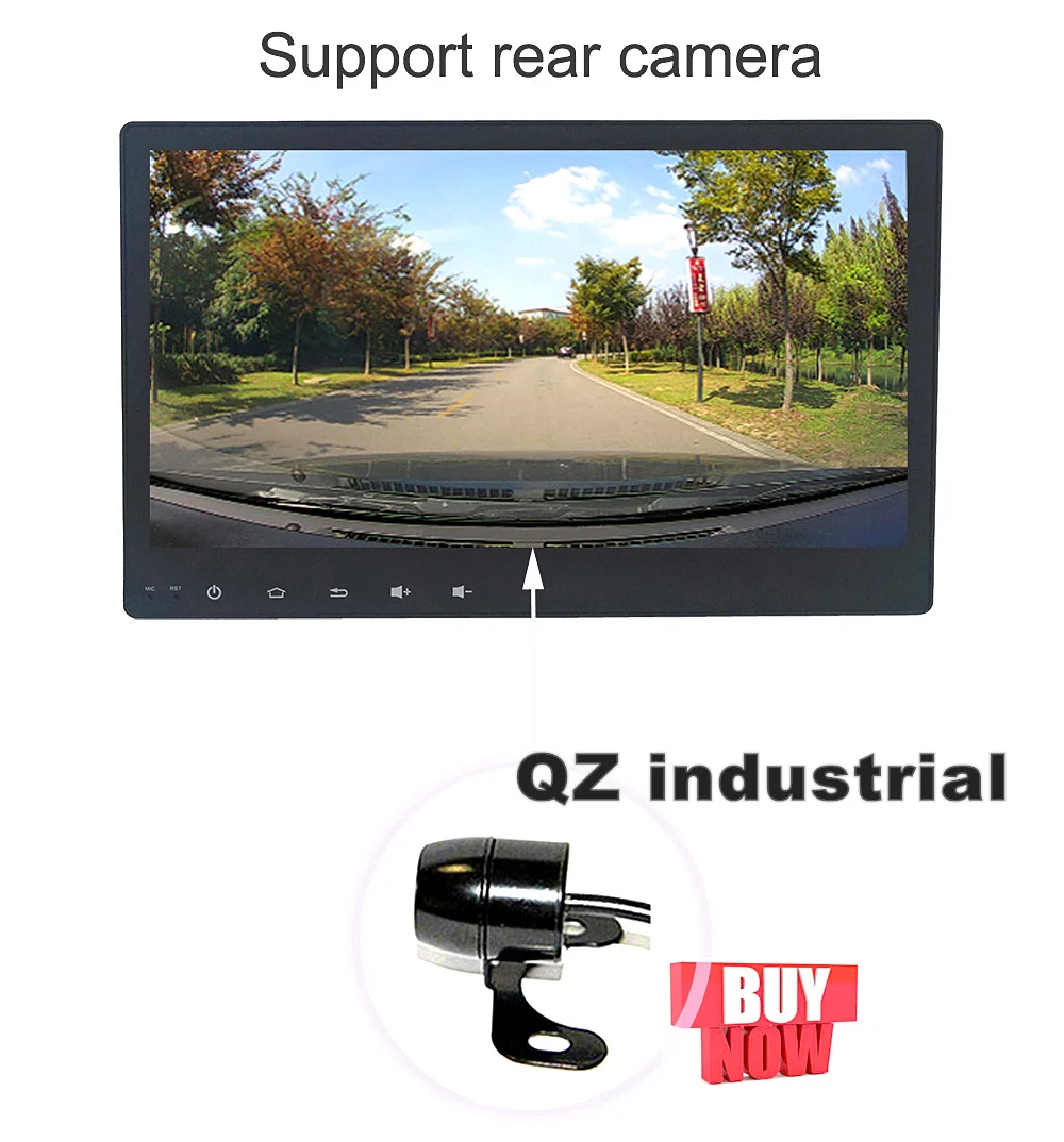 Sale QZ industrial HD 8inch Android 8.1 T3 for Toyota Hilux Car DVD player with 3G 4G WIFI GPS Radio BT Navigation SWC Stereo RDS Map 13