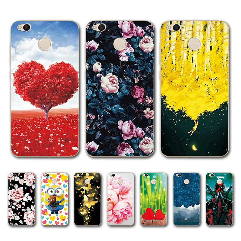 

For Xiaomi Redmi 4X 4A Case Various Soft TPU Cover For Xiaomi Redmi Note 4 4X Note 4X Case For Xiaomi Redmi Note 4X Coque Bags