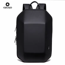 Brand Men Hard Shell Backpack Anti Theft Travel Creative Alien Casual Laptop Waterproof Back Pack Teenage School Bags Boy OZUKO